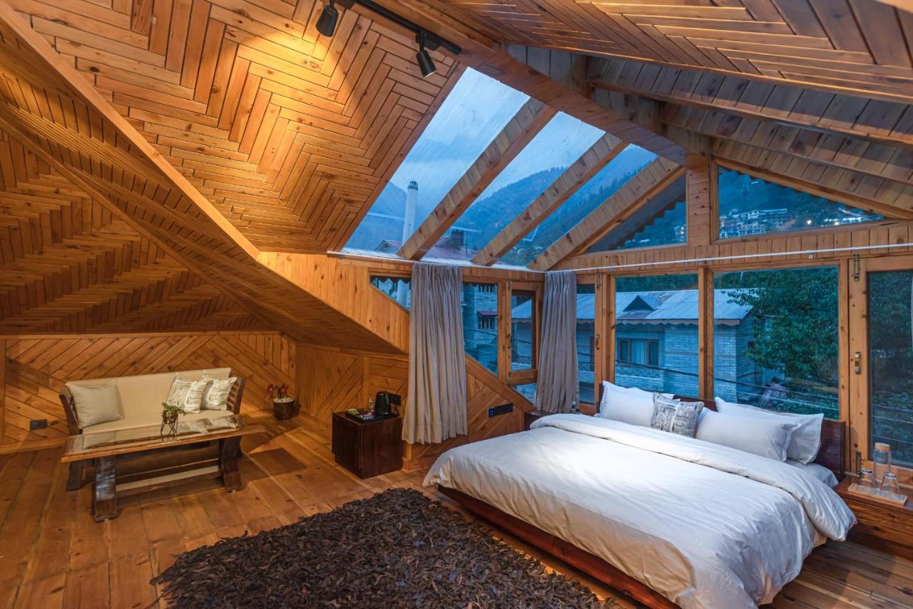 Saffronstays Monarch Manor, Manali - Regal Mansion Exterior foto